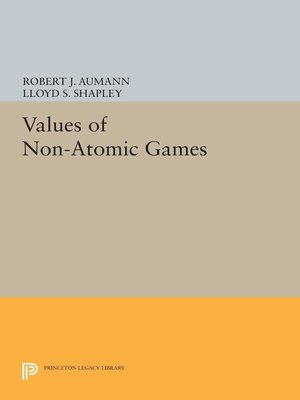 cover image of Values of Non-Atomic Games